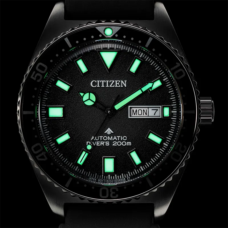 Citizen Promaster Diver's Automatic Black Dial Men's Watch- NY0120-01E